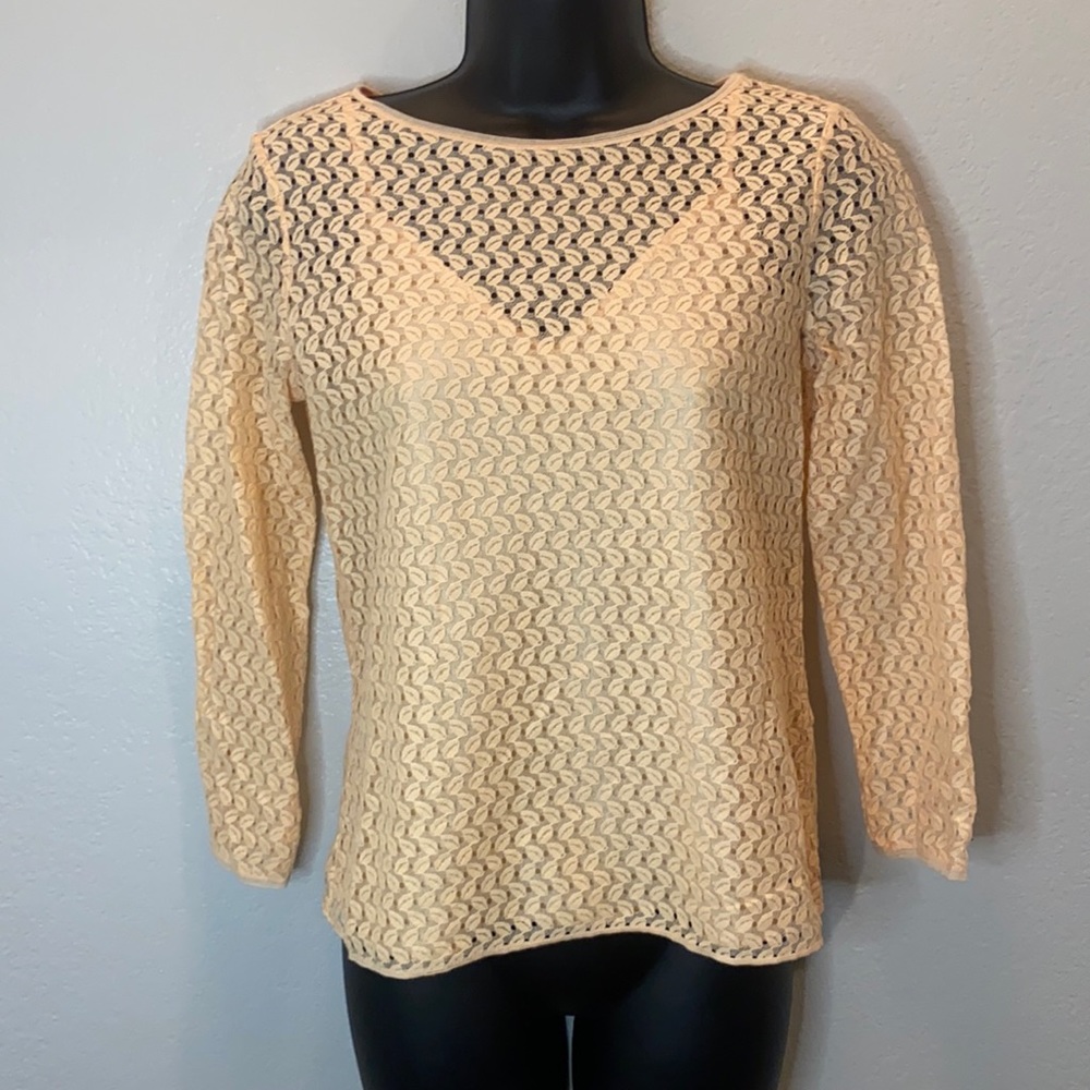 Max Studio lace blouse